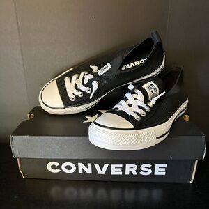 Converse Black and White All Star Sneakers